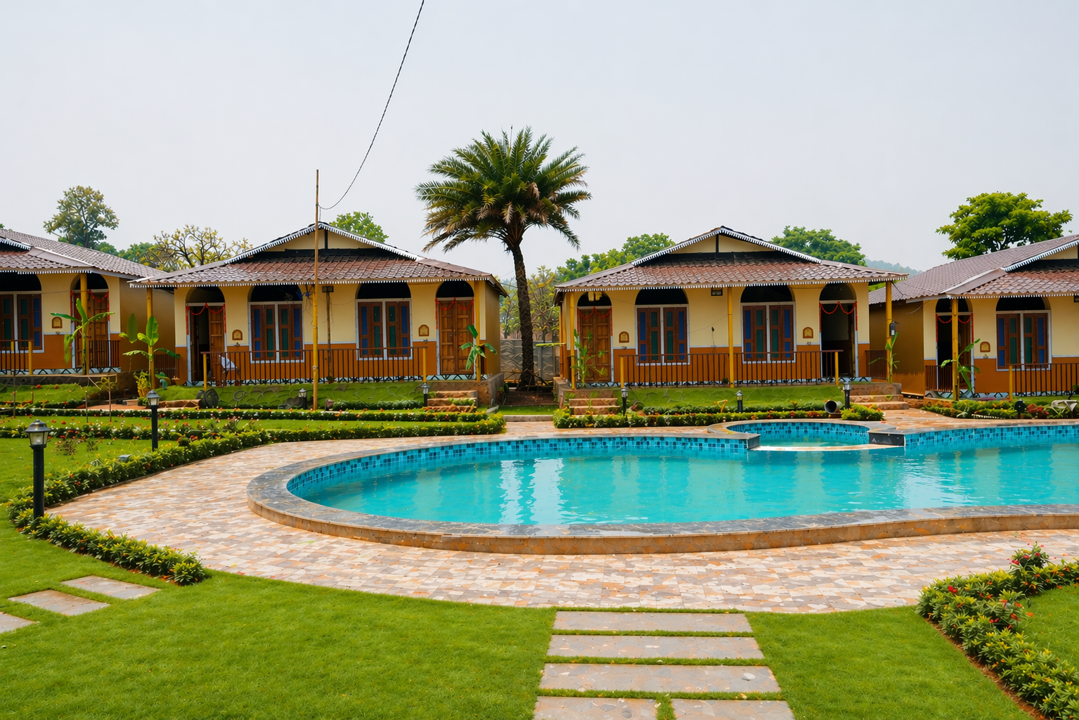 The Foothill Farmstay — Pool & Cottages